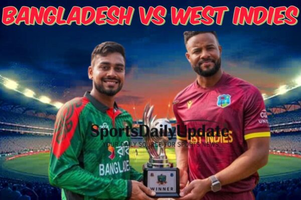 West Indies beat Bangladesh in the first T20 International match.