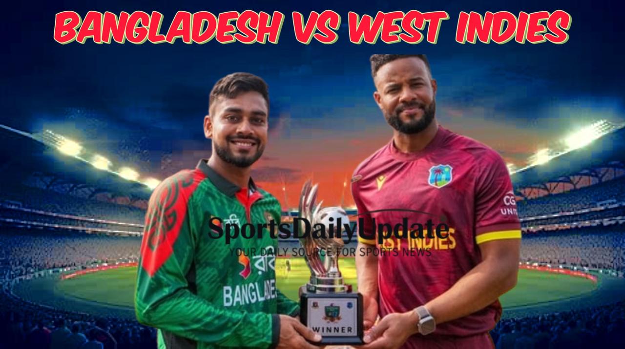 West Indies beat Bangladesh in the first T20 International match.