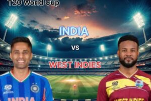 India vs west indies match, India won by 5 wickets
